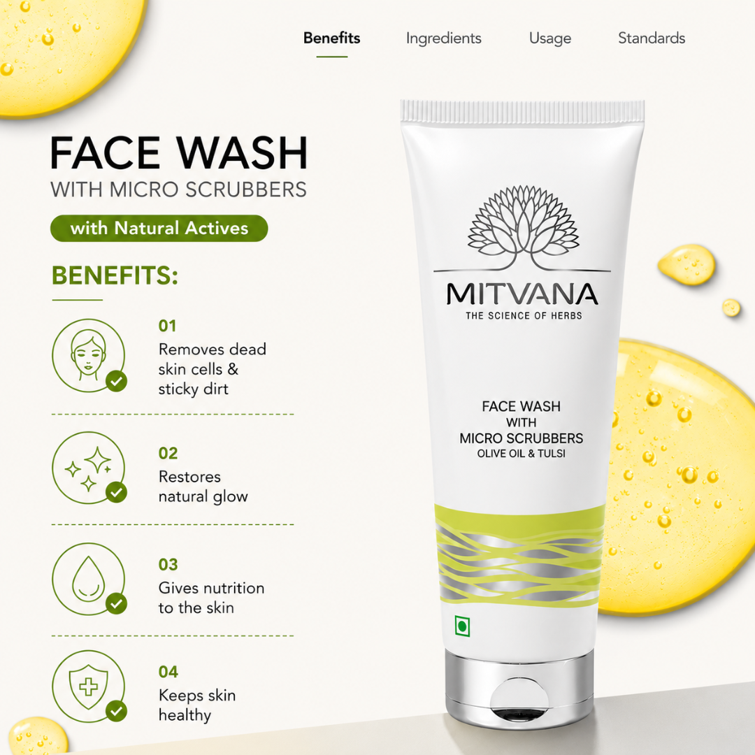 Face Wash with Micro-Scrubbers 100ml