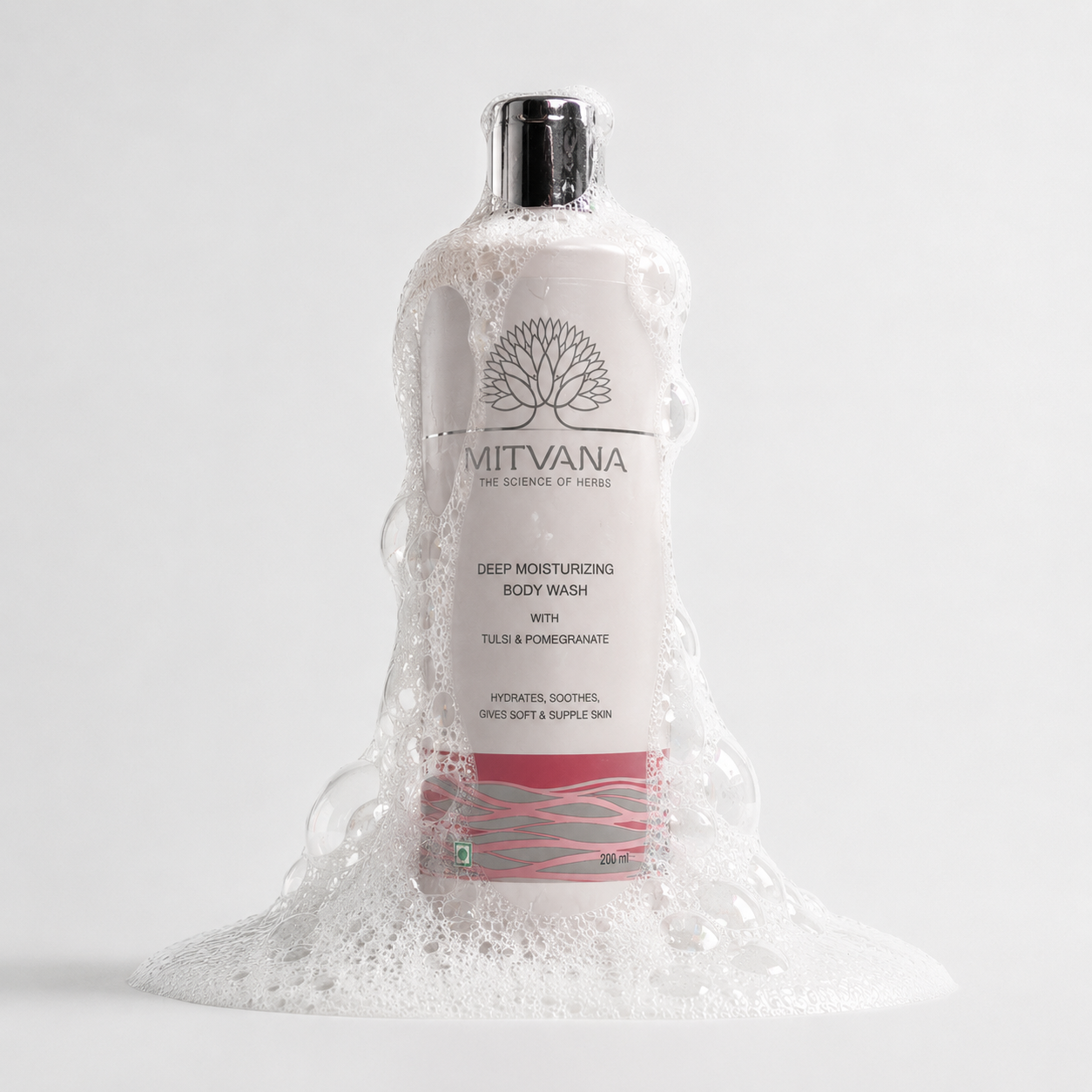 Deep Moisturizing Body Wash With Tulsi & Pomegranate