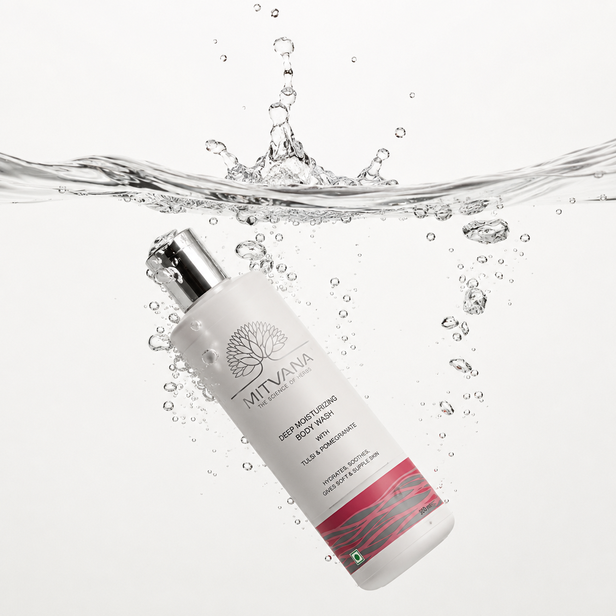 Deep Moisturizing Body Wash With Tulsi & Pomegranate