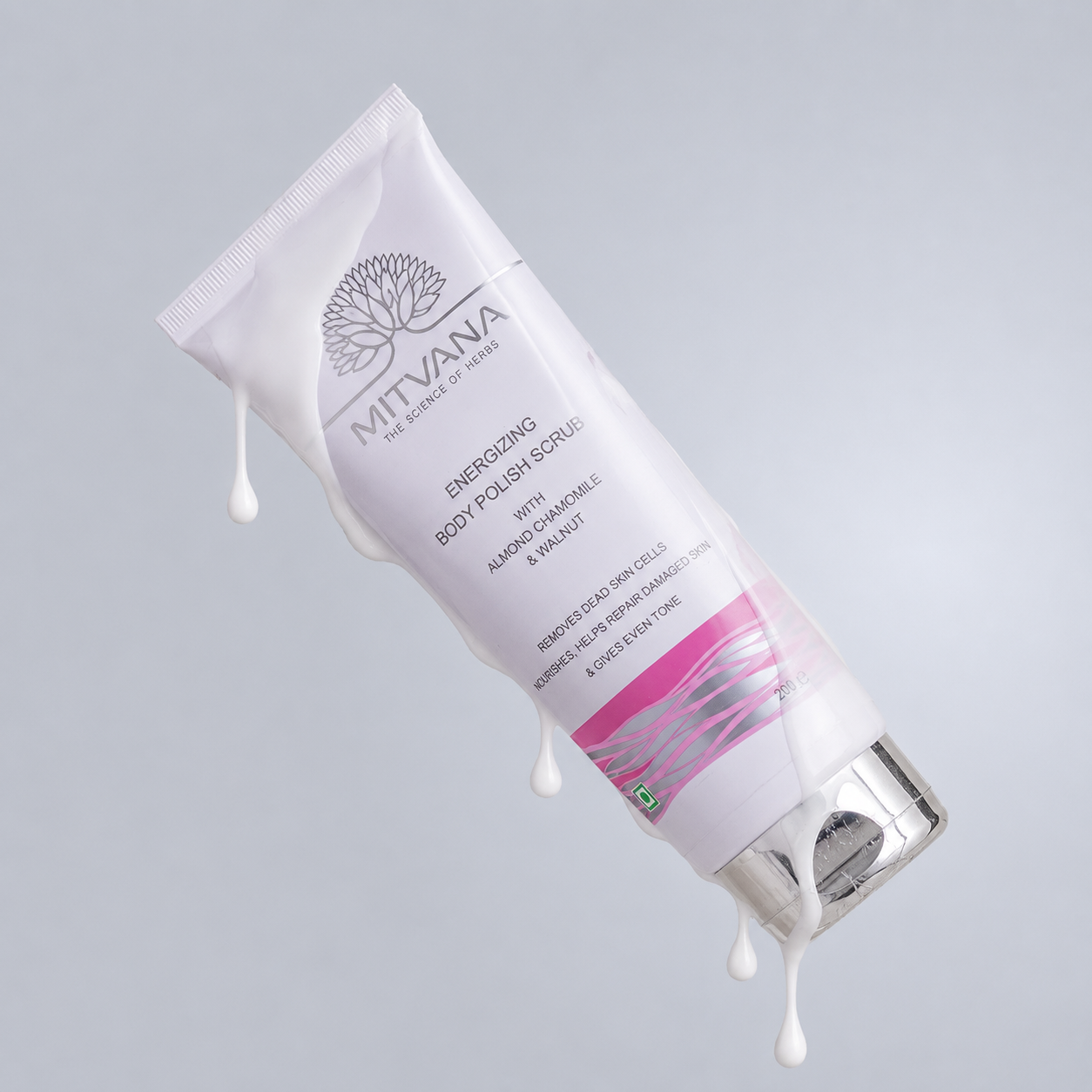 Energizing Body Polish Scrub With Almond Chamomile & Walnut