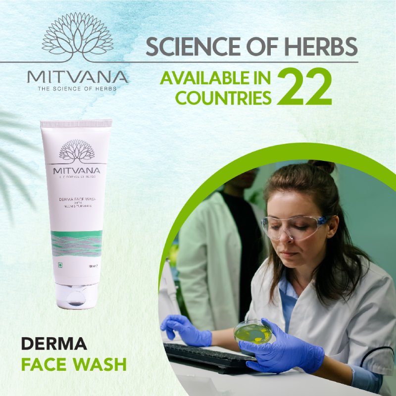 Derma Face Wash with Neem and Turmeric 100ml