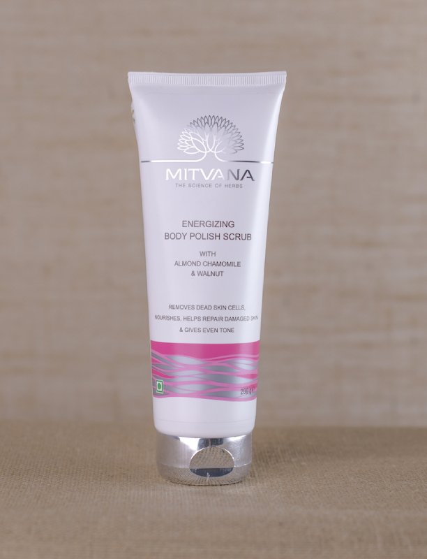 Energizing Body Polish Scrub With Almond Chamomile & Walnut